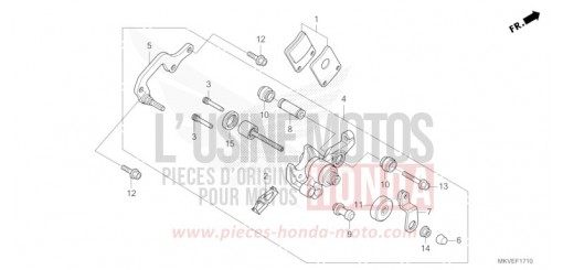 PARKING BRAKE CALIPER NSS750S de 2025